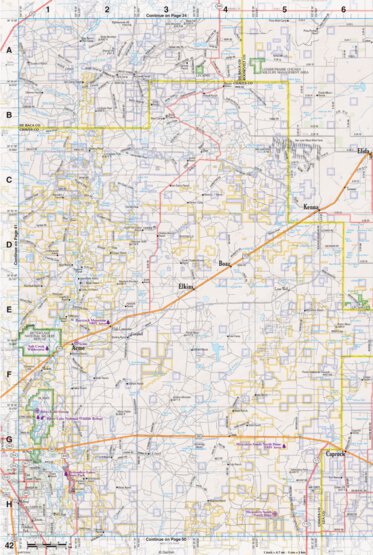New Mexico Atlas & Gazetteer Page 42 Preview 1