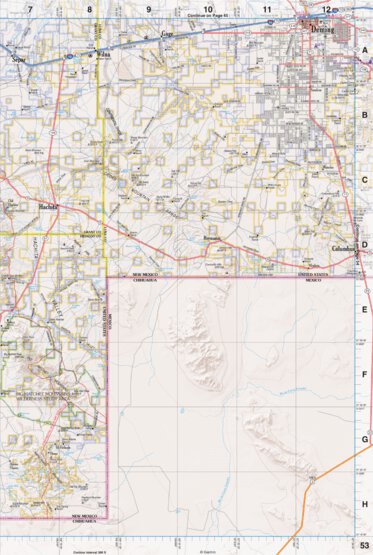 New Mexico Atlas & Gazetteer Page 53 Preview 1