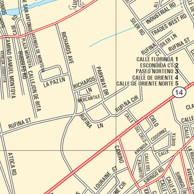 New Mexico Atlas & Gazetteer Sante Fe 1 Preview 3