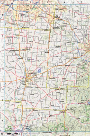 Ohio Atlas & Gazetteer Page 62 Preview 1