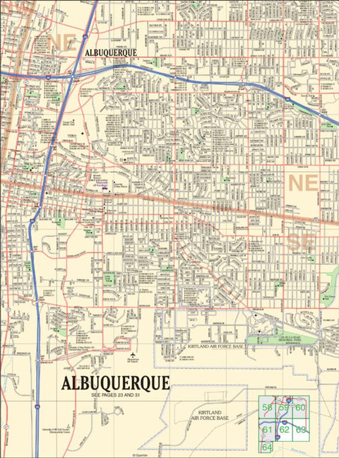 New Mexico Atlas & Gazetteer Albuquerque 5 Preview 1