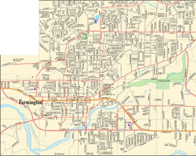 New Mexico Atlas & Gazetteer Farmington Preview 1