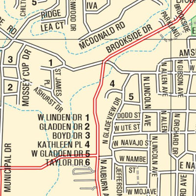New Mexico Atlas & Gazetteer Farmington Preview 3