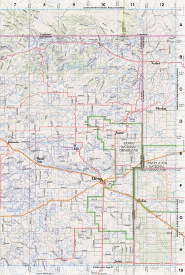 New Mexico Atlas & Gazetteer Page 19 Preview 1