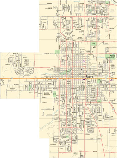 New Mexico Atlas & Gazetteer Roswell Preview 1
