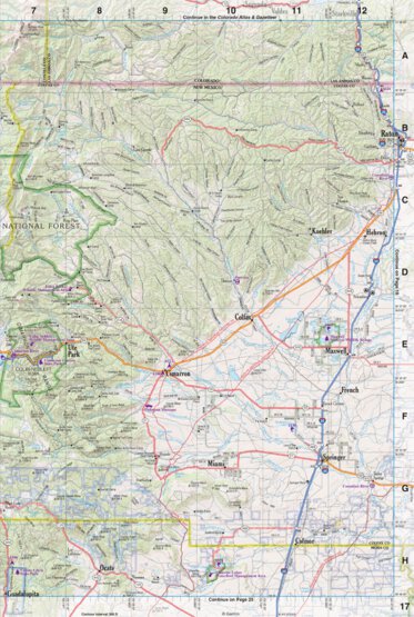 New Mexico Atlas & Gazetteer Page 17 Preview 1