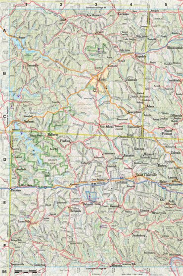 Ohio Atlas & Gazetteer Page 56 Preview 1