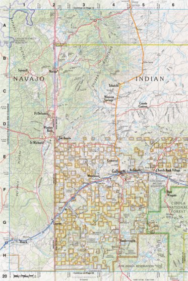 New Mexico Atlas & Gazetteer Page 20 Preview 1