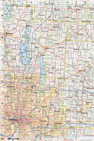 Ohio Atlas & Gazetteer Page 52 Preview 1