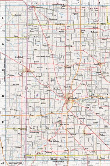 Ohio Atlas & Gazetteer Page 48 Preview 1