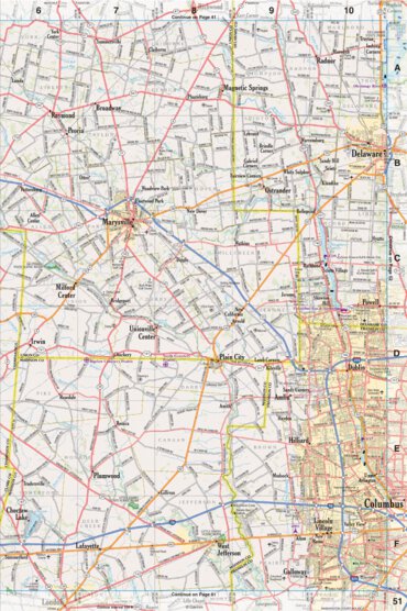 Ohio Atlas & Gazetteer Page 51 Preview 1