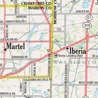 Ohio Atlas & Gazetteer Page 42 Preview 2