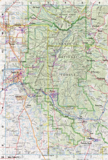 New Mexico Atlas & Gazetteer Page 24 Preview 1