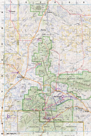 New Mexico Atlas & Gazetteer Page 40 Preview 1