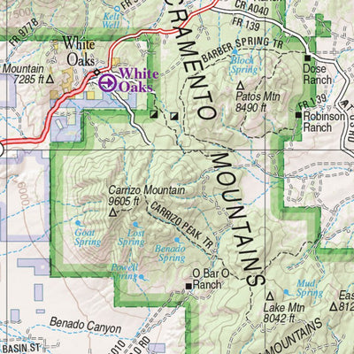 New Mexico Atlas & Gazetteer Page 40 Preview 2