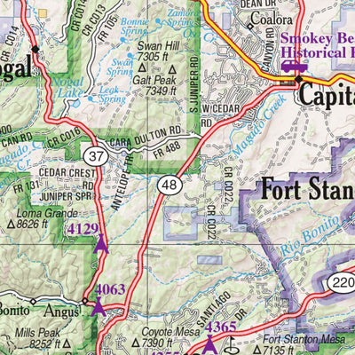 New Mexico Atlas & Gazetteer Page 40 Preview 3