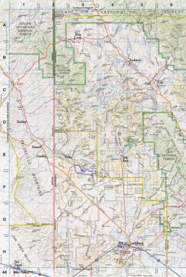 New Mexico Atlas & Gazetteer Page 44 Preview 1
