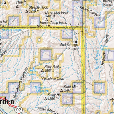New Mexico Atlas & Gazetteer Page 44 Preview 2