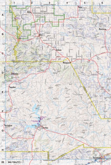New Mexico Atlas & Gazetteer Page 26 Preview 1