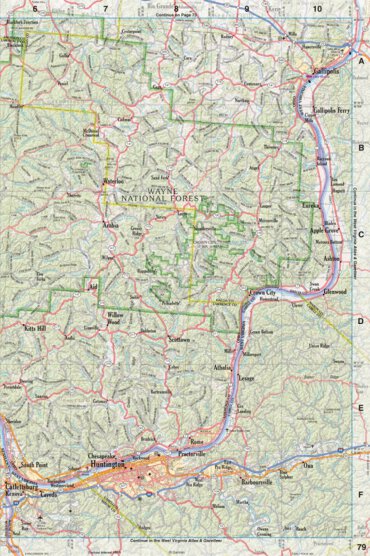 Ohio Atlas & Gazetteer Page 79 Preview 1