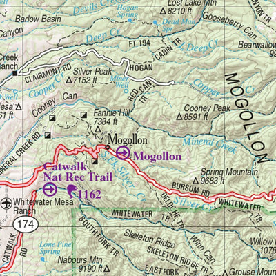 New Mexico Atlas & Gazetteer Page 36 Preview 3