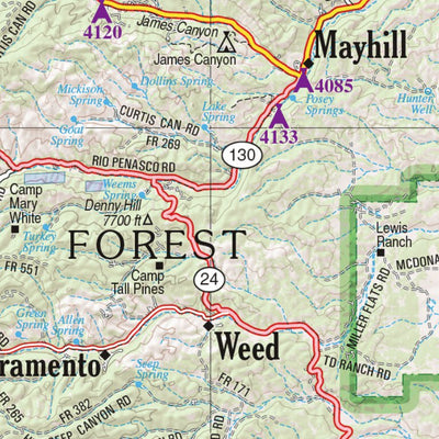 New Mexico Atlas & Gazetteer Page 48 Preview 3