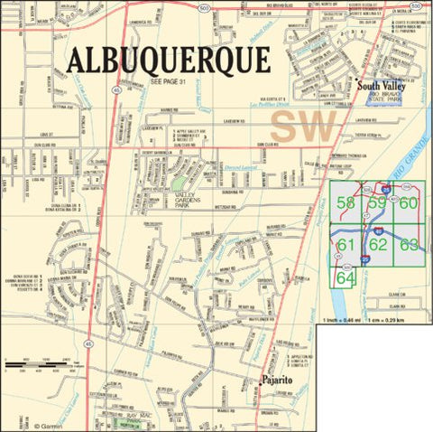 New Mexico Atlas & Gazetteer Albuquerque 7 Preview 1