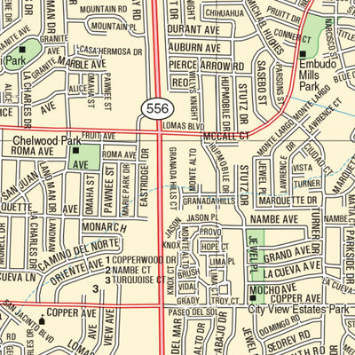 New Mexico Atlas & Gazetteer Albuquerque 6 Preview 3