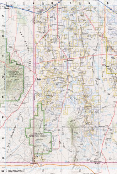New Mexico Atlas & Gazetteer Page 52 Preview 1
