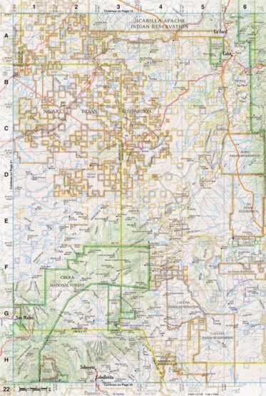 New Mexico Atlas & Gazetteer Page 22 Preview 1