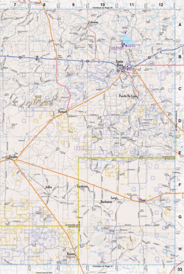 New Mexico Atlas & Gazetteer Page 33 Preview 1