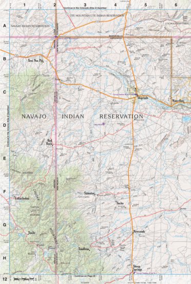 New Mexico Atlas & Gazetteer Page 12 Preview 1