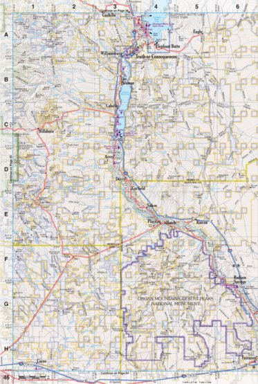 New Mexico Atlas & Gazetteer Page 46 Preview 1