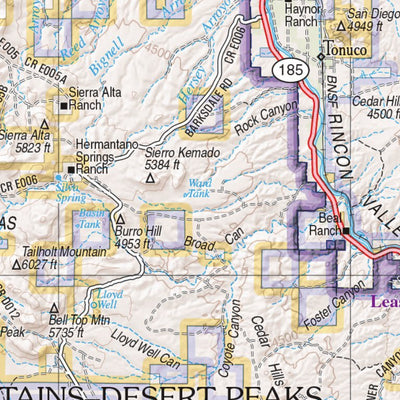 New Mexico Atlas & Gazetteer Page 46 Preview 3