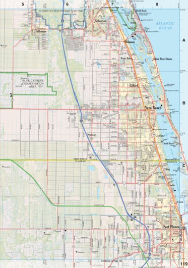 Florida Atlas & Gazetteer Page 119 Preview 1
