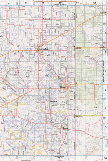New Mexico Atlas & Gazetteer Page 51 Preview 1