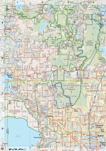 Florida Atlas & Gazetteer Page 92 Preview 1