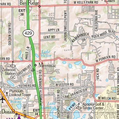 Florida Atlas & Gazetteer Page 92 Preview 3