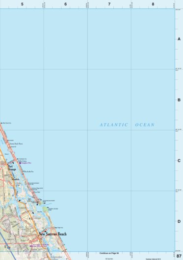 Florida Atlas & Gazetteer Page 87 Preview 1