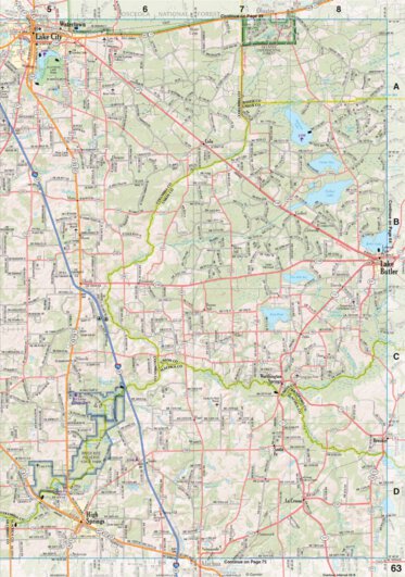 Florida Atlas & Gazetteer Page 63 Preview 1