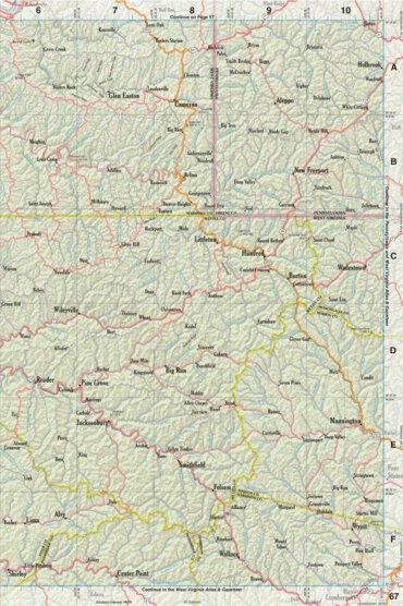 Ohio Atlas & Gazetteer Page 67 Preview 1