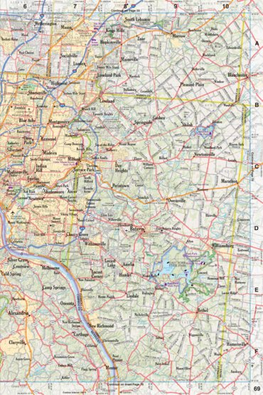 Ohio Atlas & Gazetteer Page 69 Preview 1