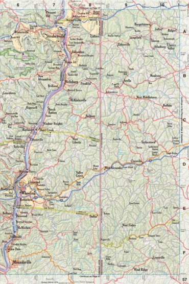 Ohio Atlas & Gazetteer Page 57 Preview 1