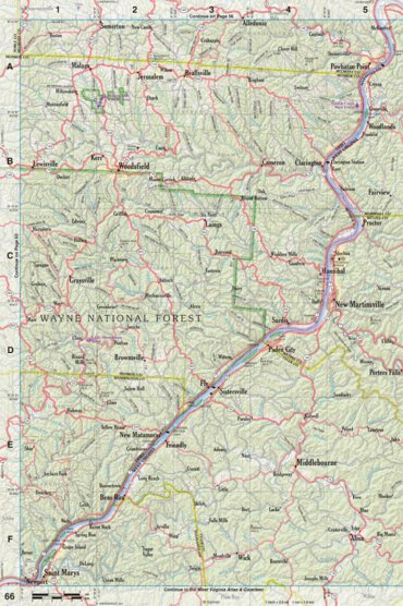 Ohio Atlas & Gazetteer Page 66 Preview 1