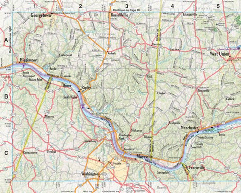 Ohio Atlas & Gazetteer Page 76 Preview 1