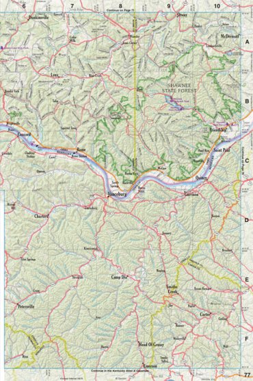 Ohio Atlas & Gazetteer Page 77 Preview 1