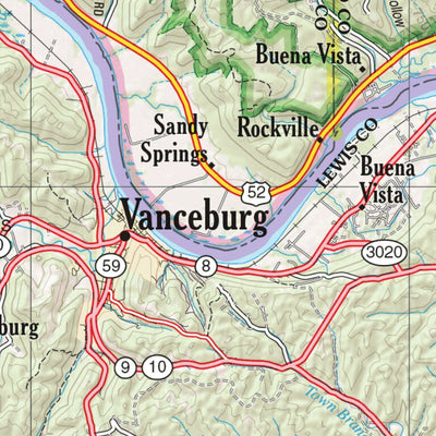 Ohio Atlas & Gazetteer Page 77 Preview 2