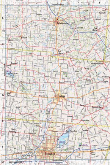 Ohio Atlas & Gazetteer Page 50 Preview 1
