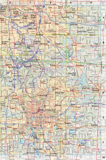 Ohio Atlas & Gazetteer Page 35 Preview 1