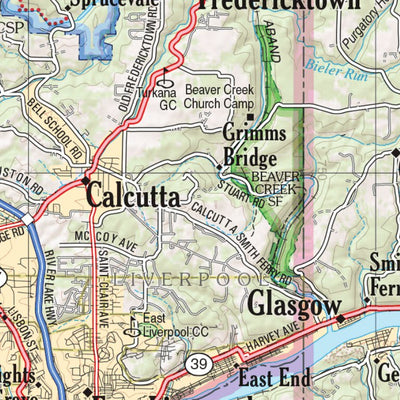 Ohio Atlas & Gazetteer Page 47 Preview 2